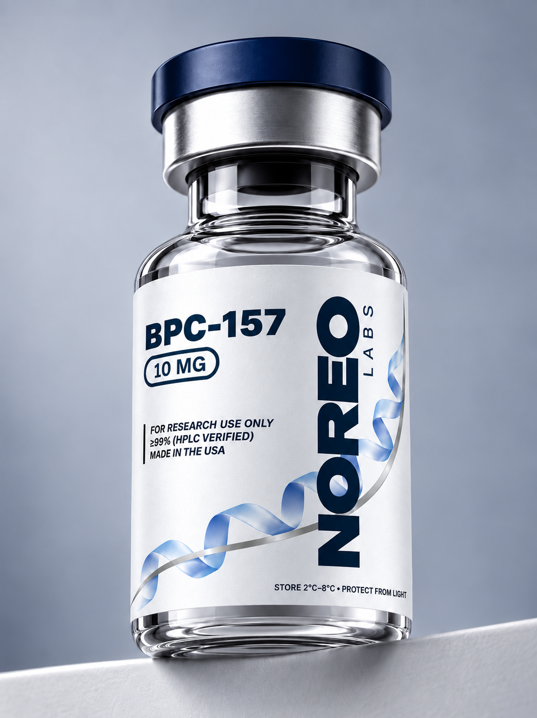 BPC-157. For research use only. Not for human or veterinary use.