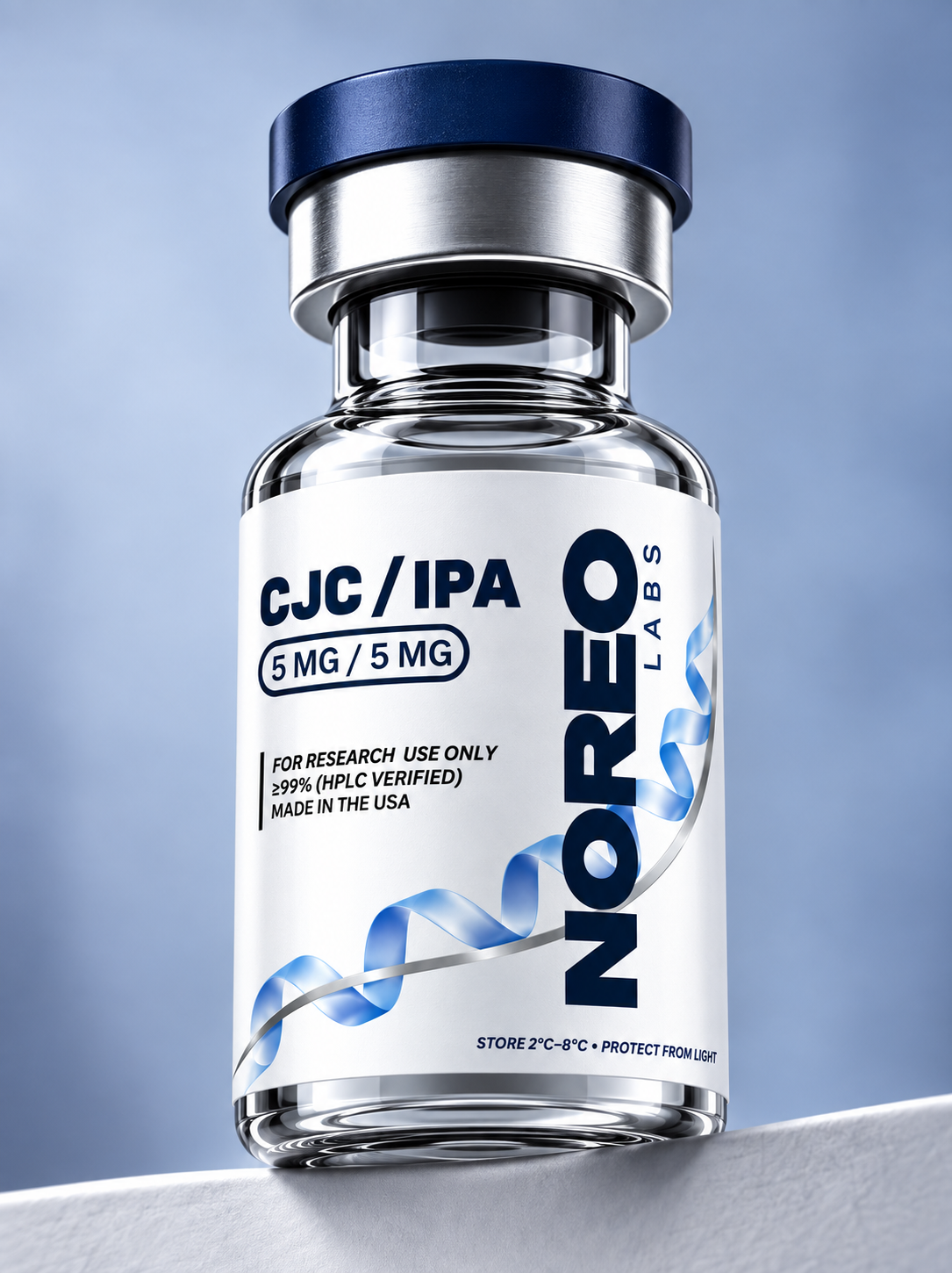 CJC-1295 (No DAC) / Ipamorelin Blend. For research use only. Not for human or veterinary use.