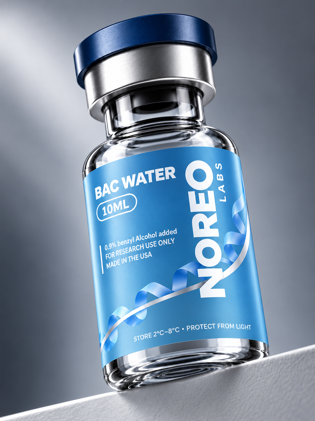 Bacteriostatic Water. For research use only. Not for human or veterinary use.